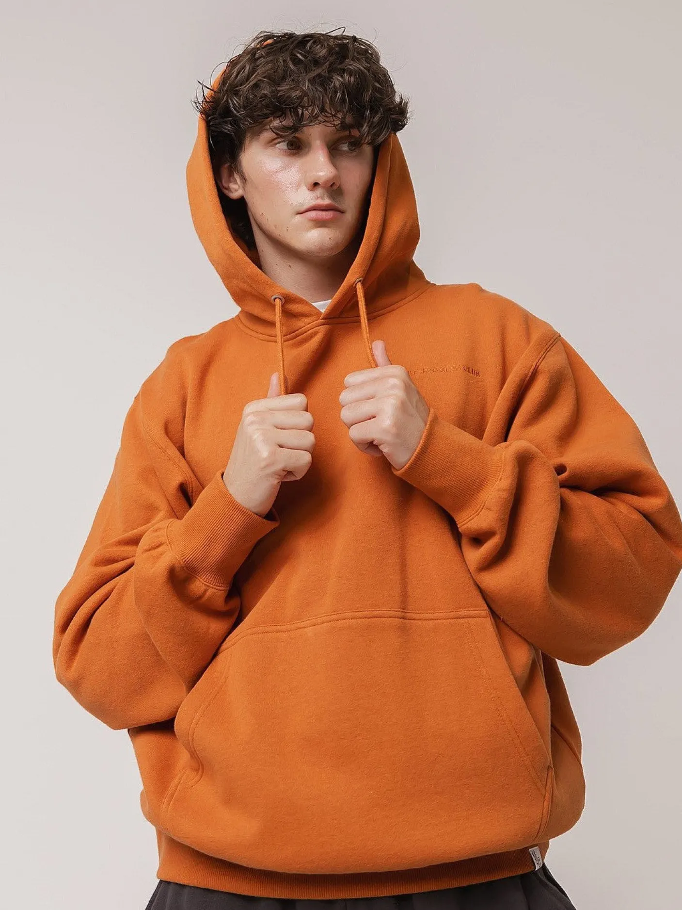 Women The Joggers Club Hoodies & Crews-Classic Hood Washed Clay
