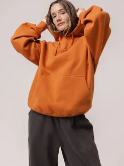 Women The Joggers Club Hoodies & Crews-Classic Hood Washed Clay