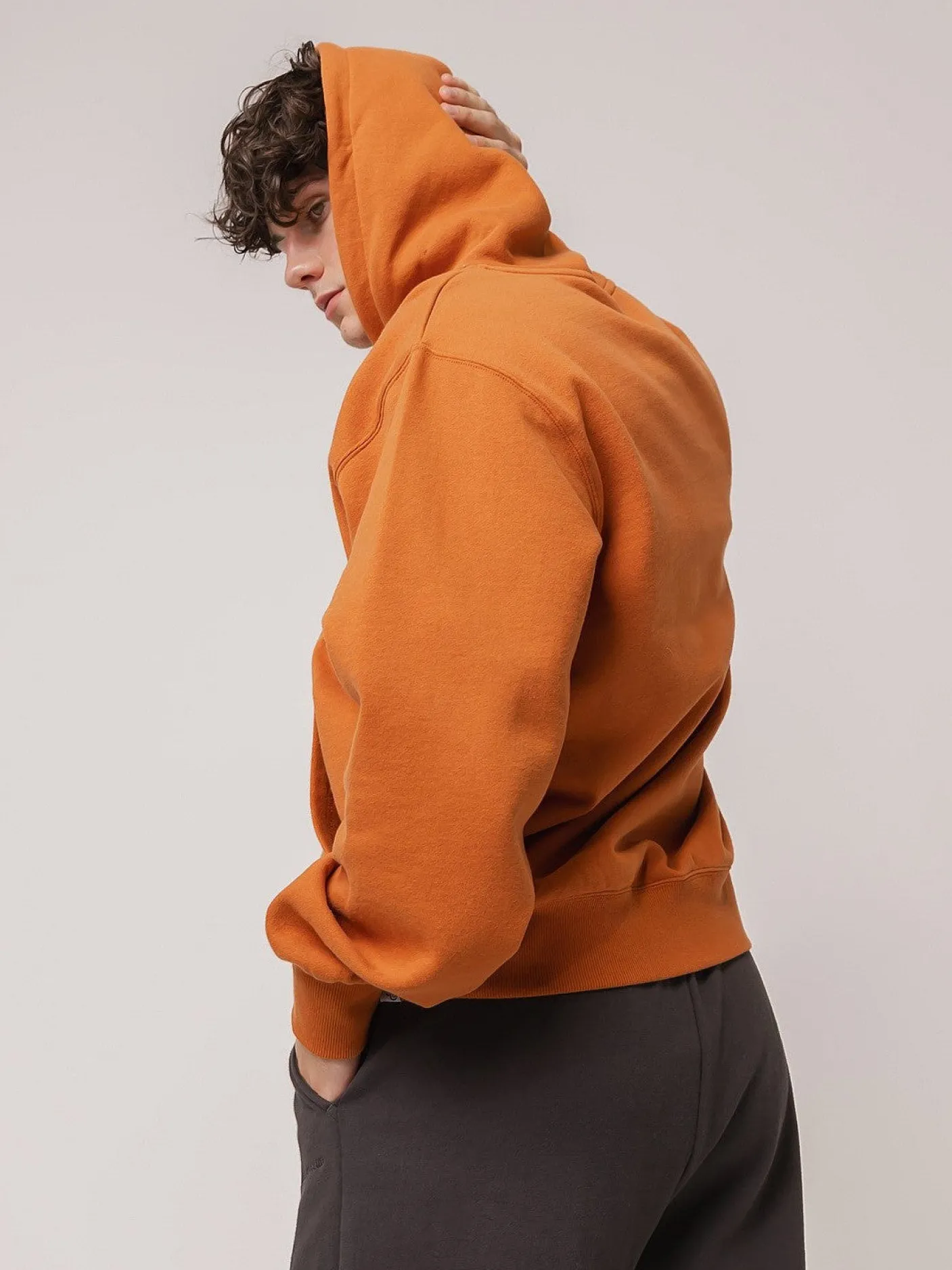 Women The Joggers Club Hoodies & Crews-Classic Hood Washed Clay