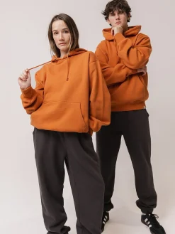 Women The Joggers Club Hoodies & Crews-Classic Hood Washed Clay