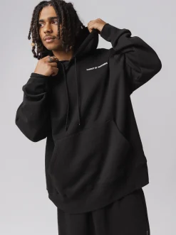 Pursuit of Happiness Hoodies & Crews-Classic Logo Heavyweight Pullover in Court Black