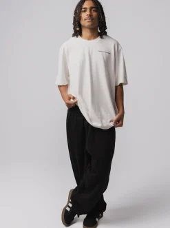 Pursuit of Happiness Tees & Singlets-Classic Logo Heavyweight Track Tee in Off-White
