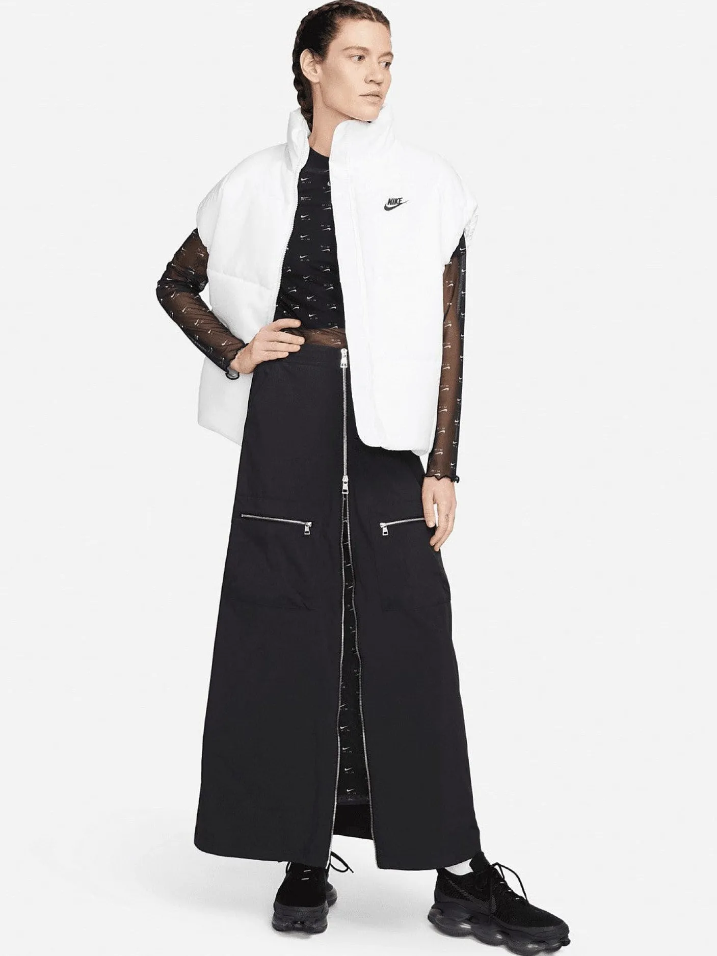 Women Nike Puffers|Jackets & Vests-Classic Puffer Therma-FIT Vest