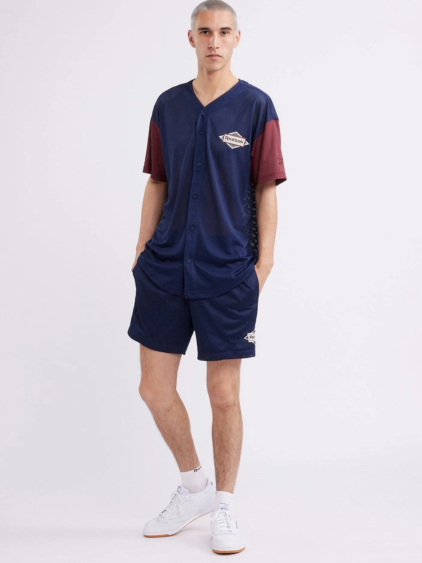 Reebok Tees & Singlets-Classic Signature Baseball Jersey