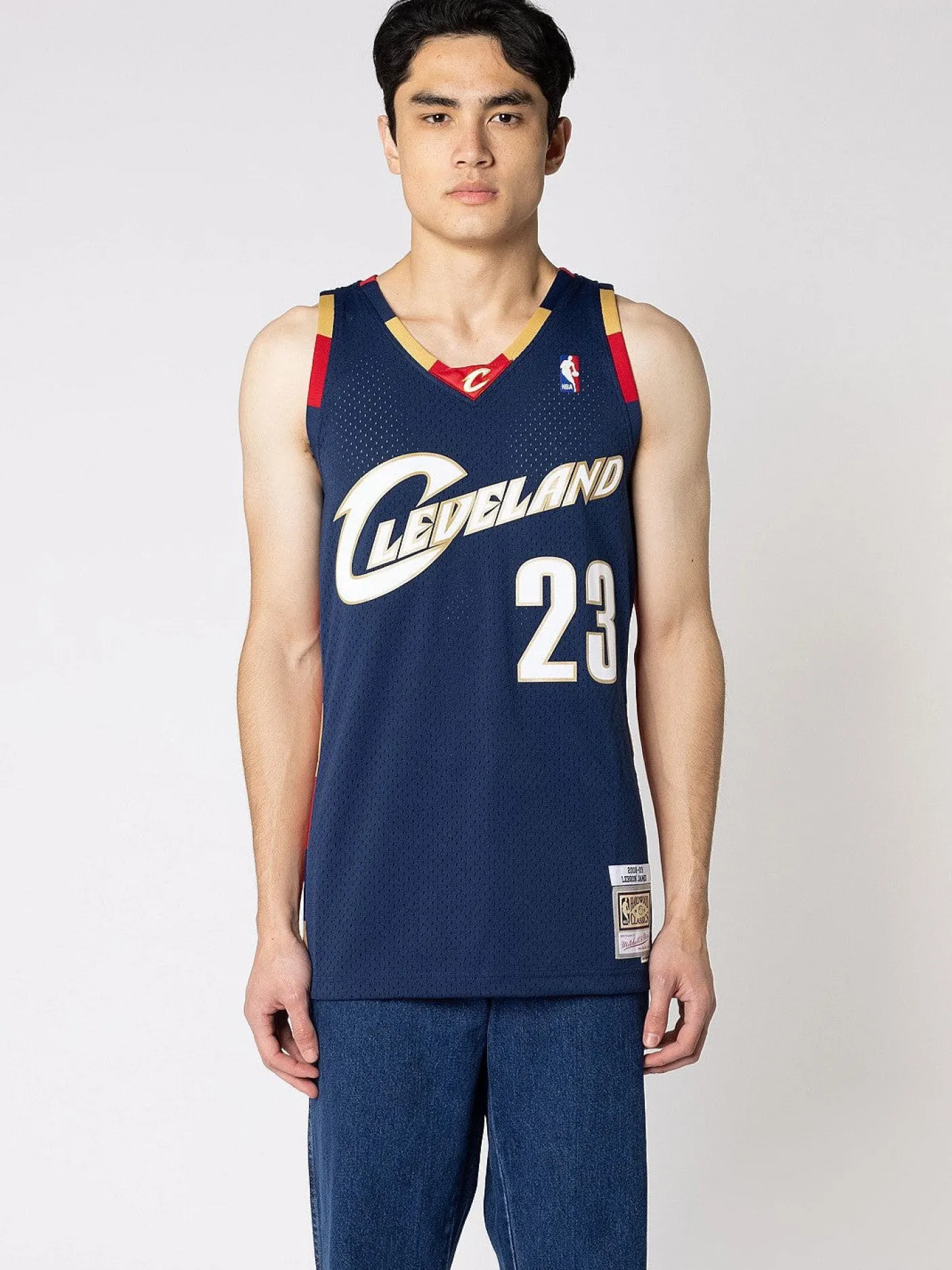 Mitchell & Ness Nba Jerseys-Cleveland Cavaliers Alternate 08-09 Lebron James Swingman Jersey