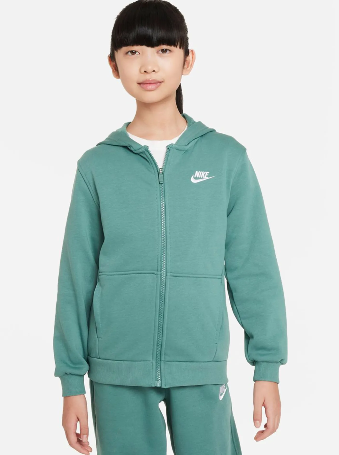 Kids Nike Hoodies & Crews-Club Fleece French Terry Full-Zip Hoodie Youth