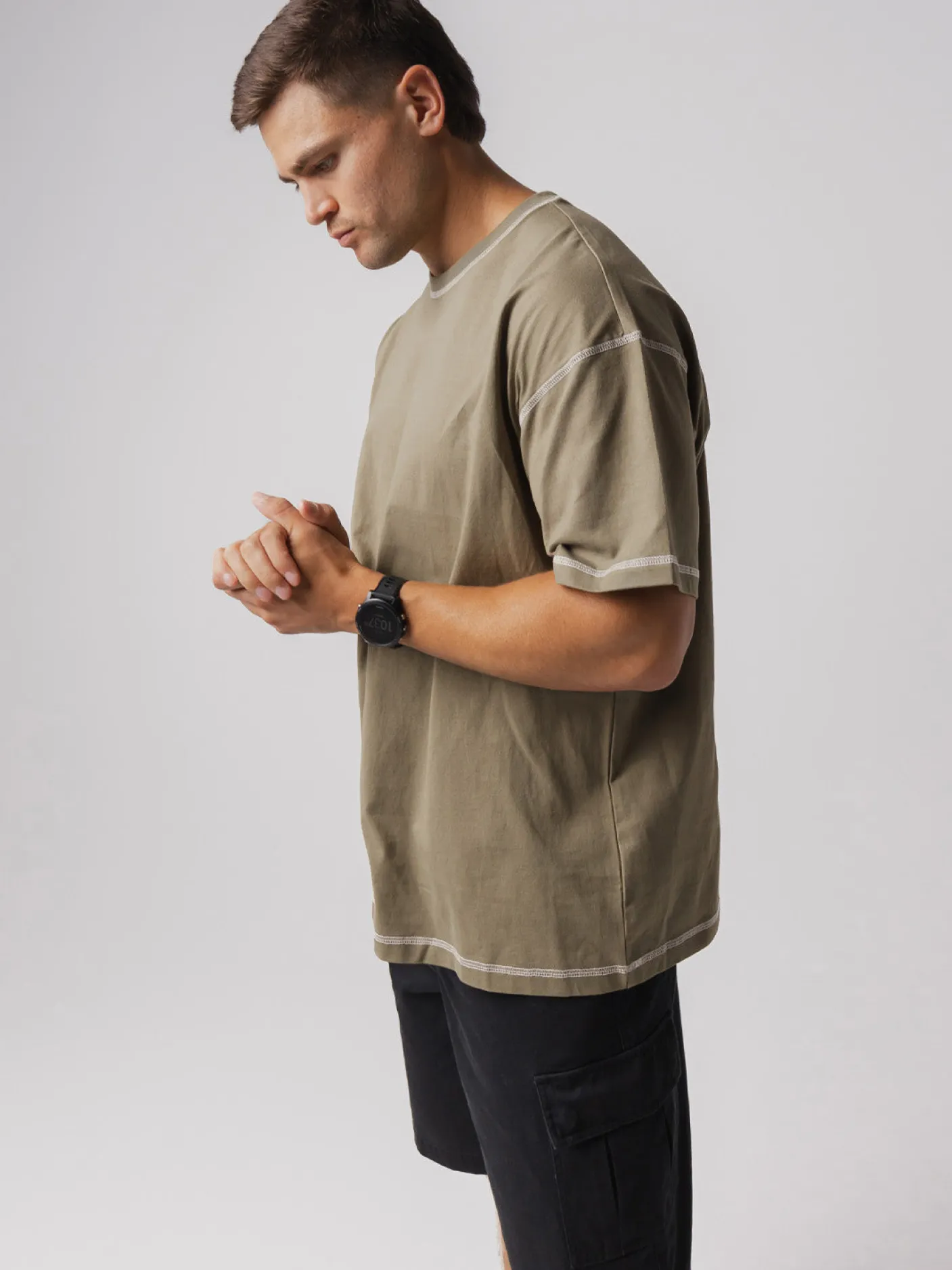 Terra Nova Tees & Singlets-Contrast Stitch Tee