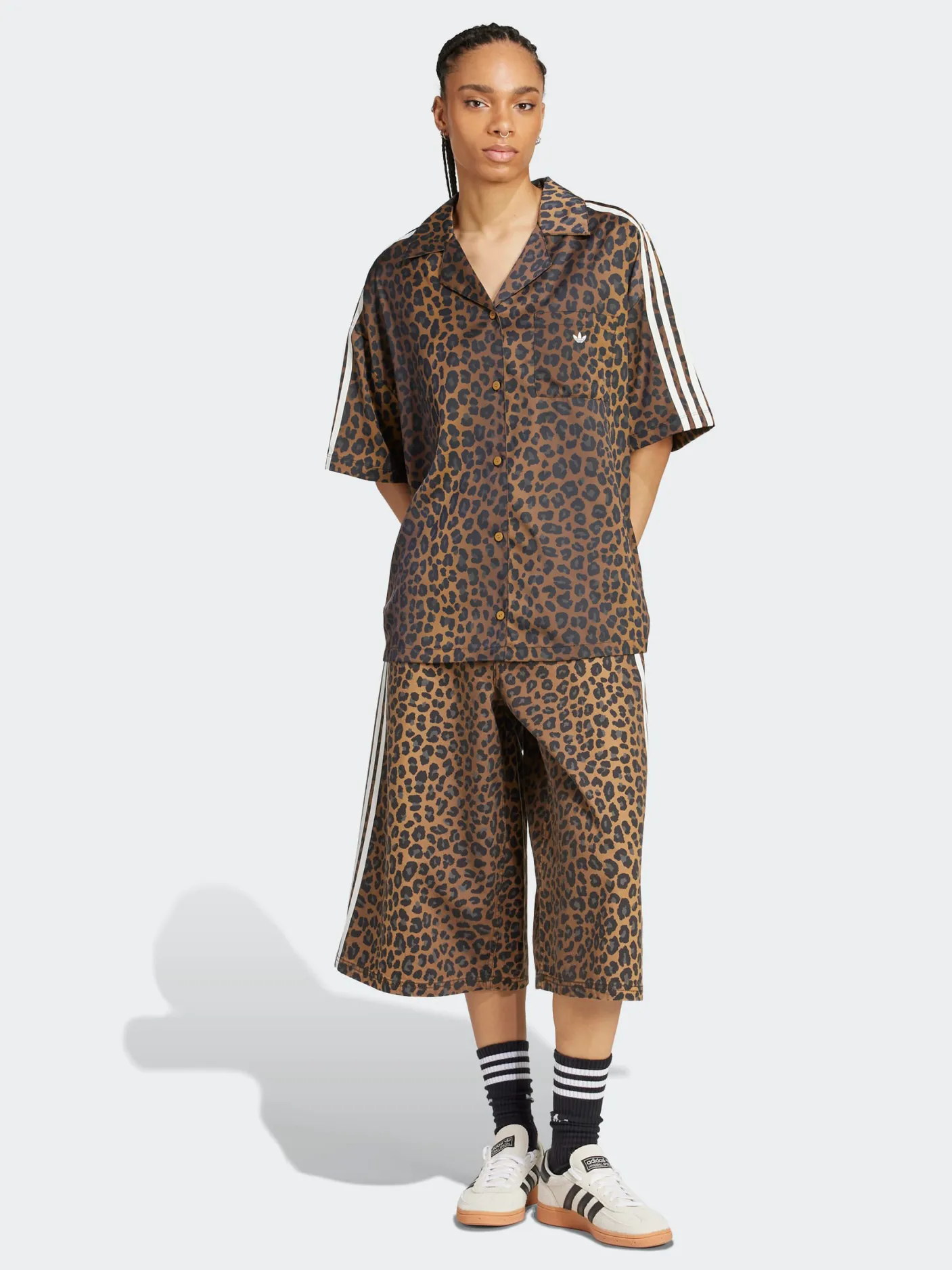 Women adidas Originals Shorts-Denim Bermuda Shorts