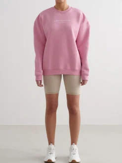 Women Aimn Hoodies & Crews-Desert Rose Serif Sweatshirt