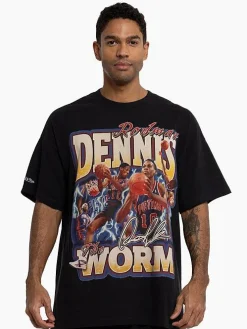 Mitchell & Ness Tees & Singlets-Draft Rookie Rodman Tee
