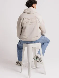 Pursuit of Happiness Hoodies & Crews-Dream Big Heavyweight Pullover In Sand