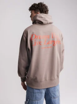 Pursuit of Happiness Hoodies & Crews-Dream Big Heavyweight Pullover In Washed Taupe
