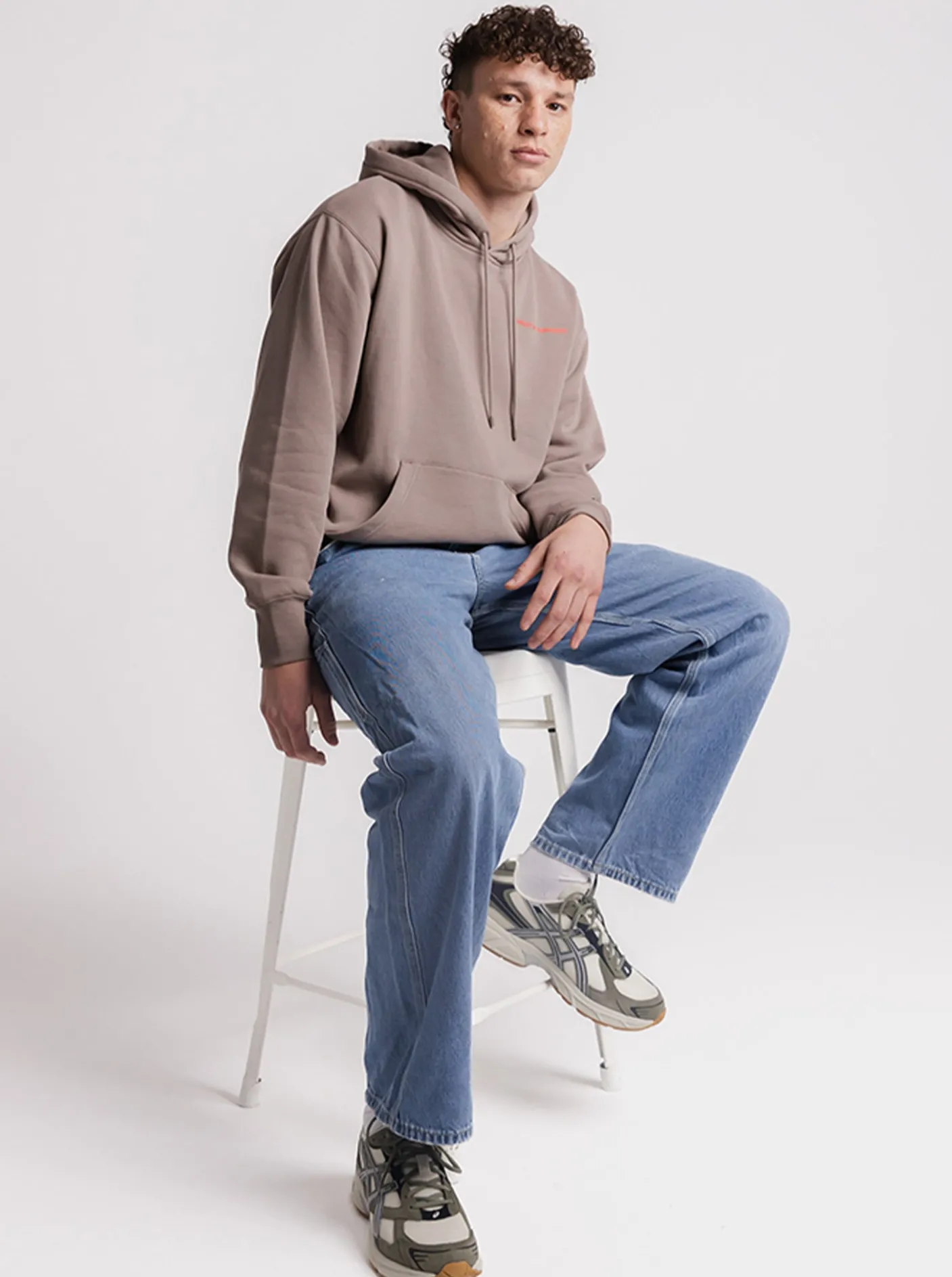 Pursuit of Happiness Hoodies & Crews-Dream Big Heavyweight Pullover In Washed Taupe