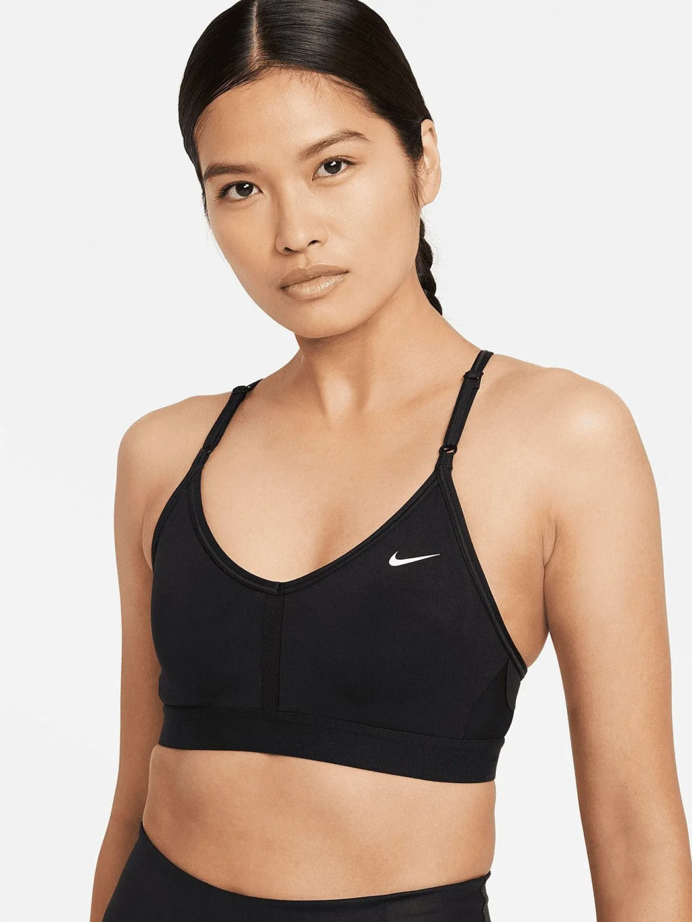 Women Nike Performance|Sports Bras-Dri-FIT Indy V-Neck Light-Support Sports Bra