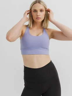 Women Taylor Sport Sports Bras-Elevate Bra in Periwinkle