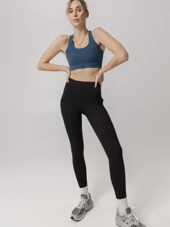 Women Taylor Sport Performance|Sports Bras-Elevate Bra In Steele Blue