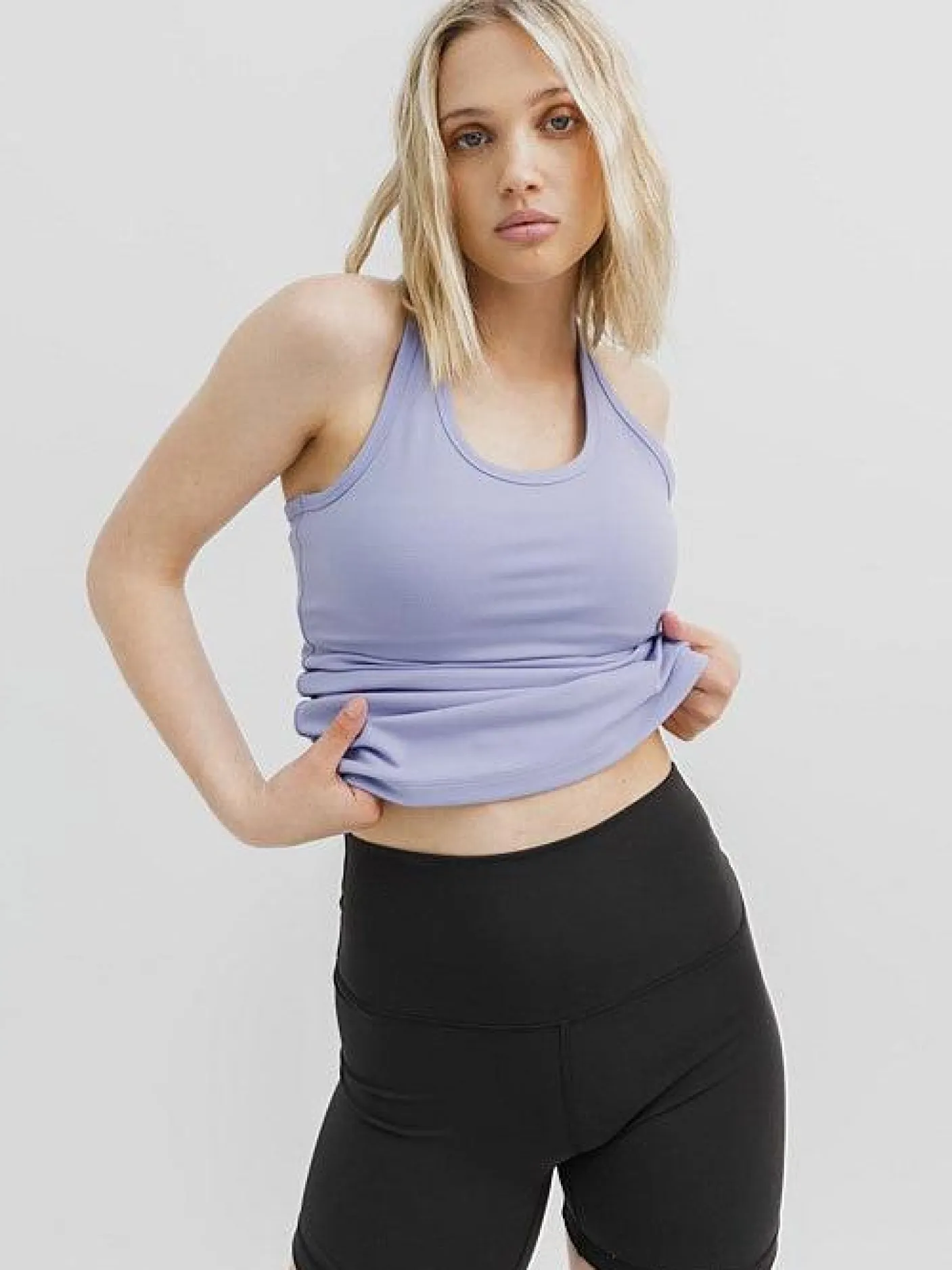 Taylor Sport Running-Elevate Tank in Periwinkle