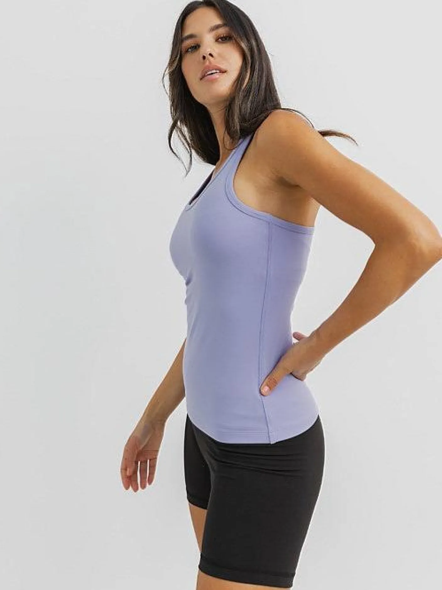 Taylor Sport Running-Elevate Tank in Periwinkle