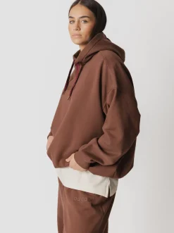 Women adidas Originals Hoodies & Crews-Essentials Linear Oversized Hoodie