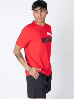 Puma Tees & Singlets-Essentials Logo Tee