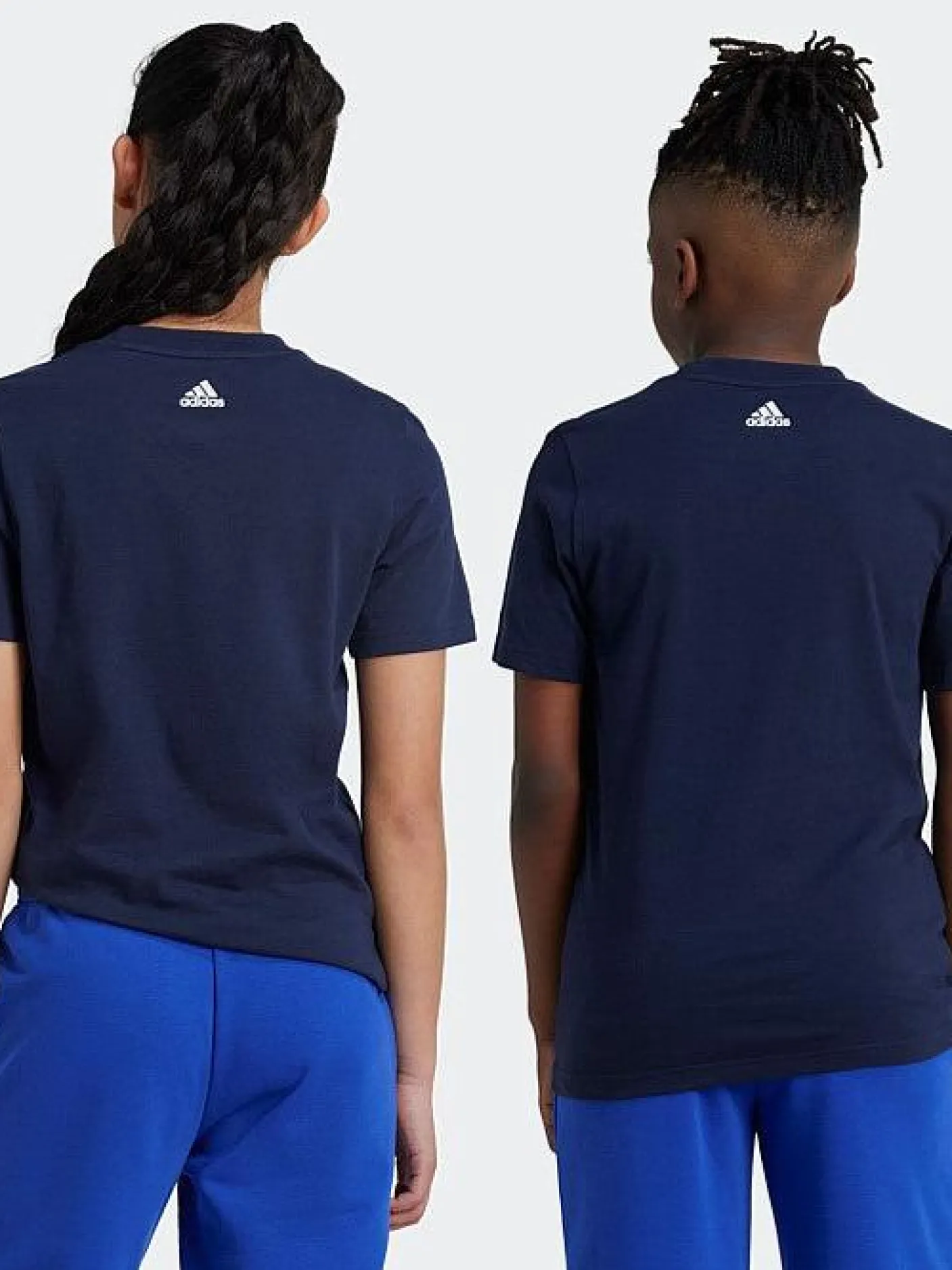 Kids adidas Sportswear Tees-Essentials Two-Color Big Logo Cotton T-Shirt Youth