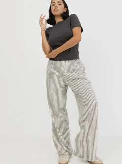 Women Taylor Sport Pants & Sweats-Everyday Pant In Pinstripe