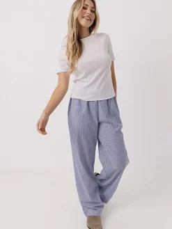 Women Taylor Sport Pants & Sweats-Everyday Pants in Blue Stripe
