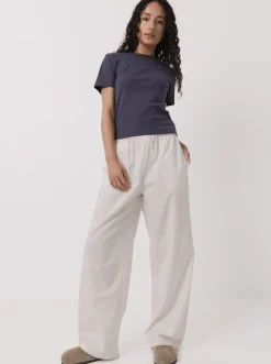 Women Taylor Sport Pants & Sweats-Everyday Pants in Off White