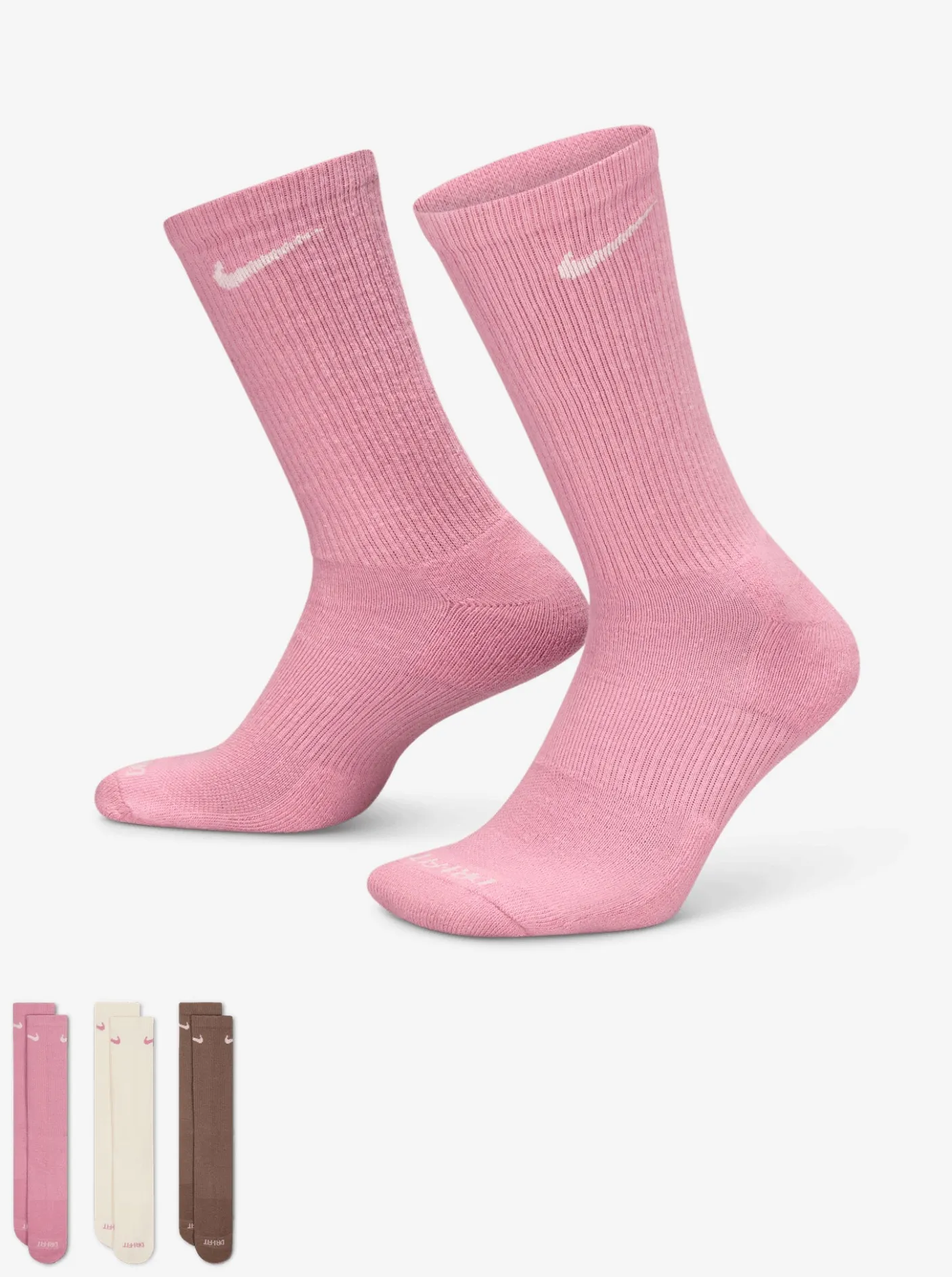 Nike Socks & Underwear-Everyday Plus Cushioned Training Crew Socks