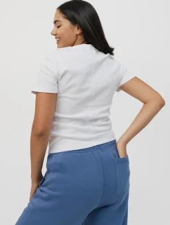 Women Taylor Sport Tees & Tanks-Everyday Tee in White