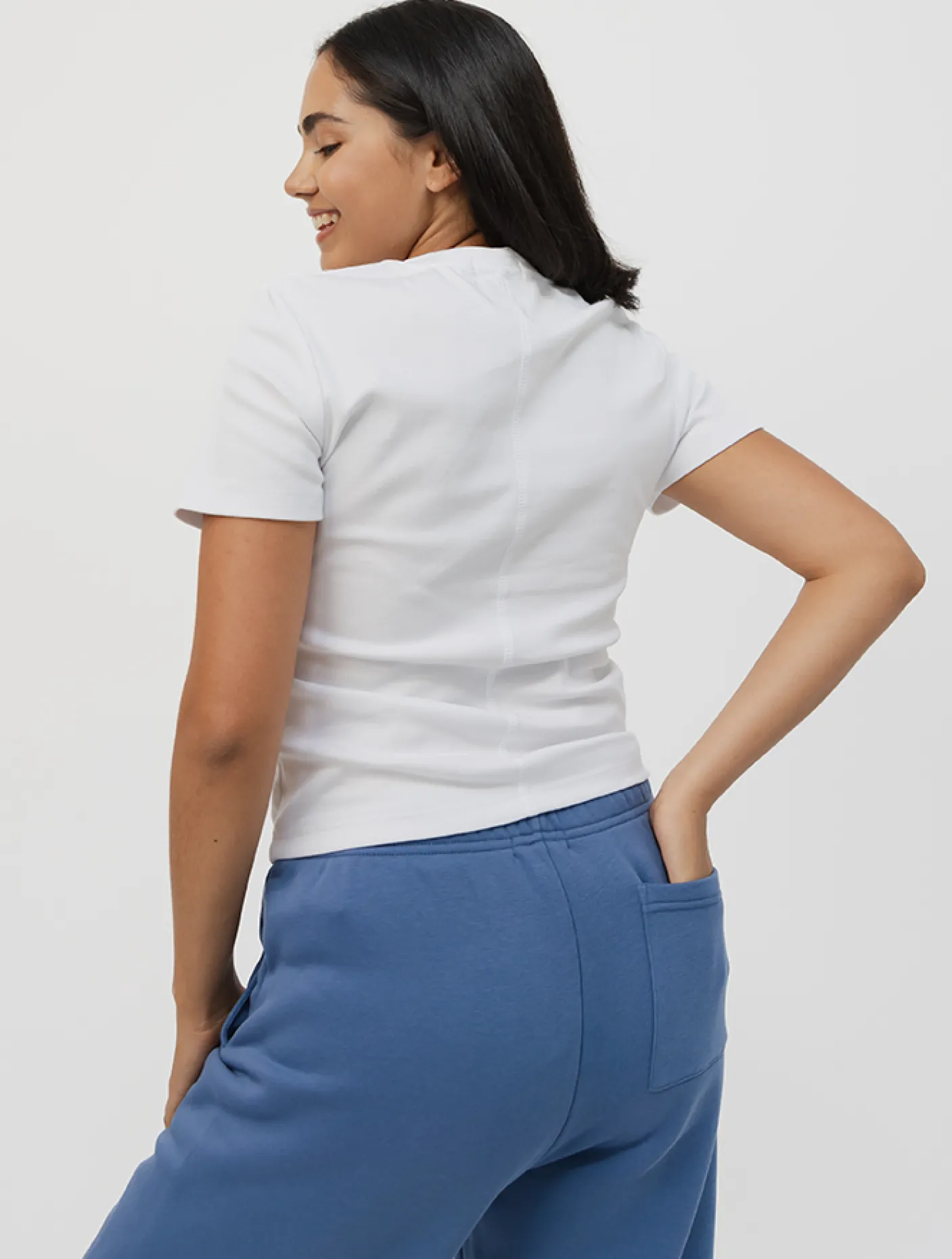 Women Taylor Sport Tees & Tanks-Everyday Tee in White