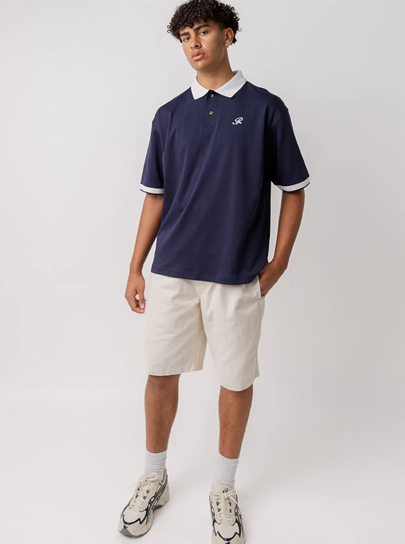 Pursuit of Happiness Shorts-Fairway Shorts in Bone