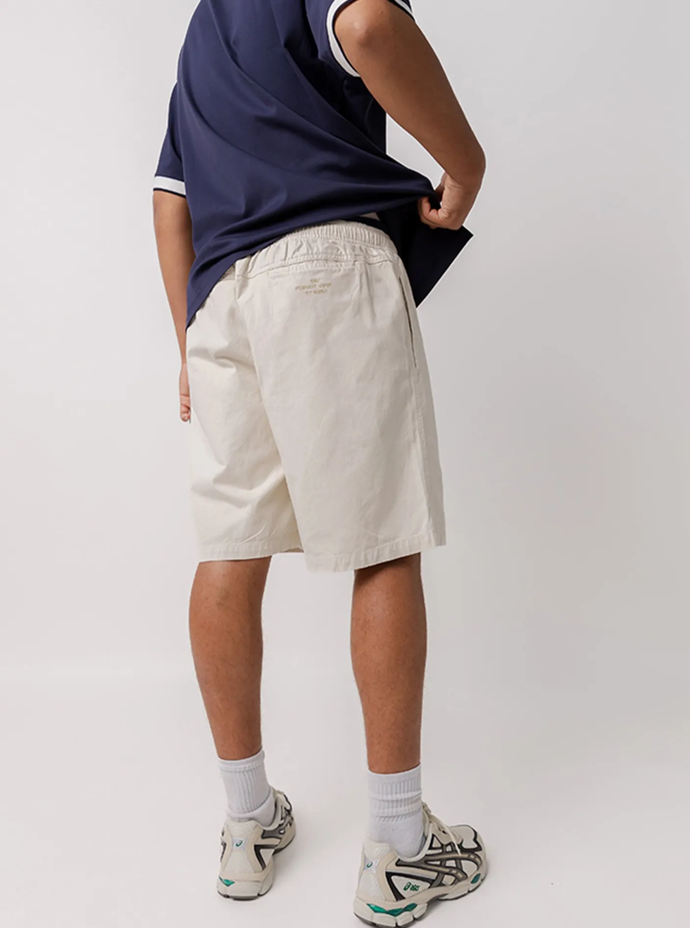 Pursuit of Happiness Shorts-Fairway Shorts in Bone