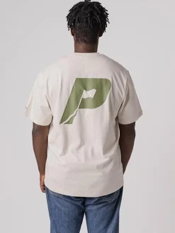 Pursuit of Happiness Tees & Singlets-Flag Classic Tee in Off-White
