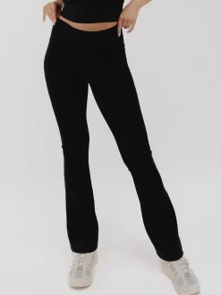 Women Taylor Sport Tights-Flared Taylor Tight In Black