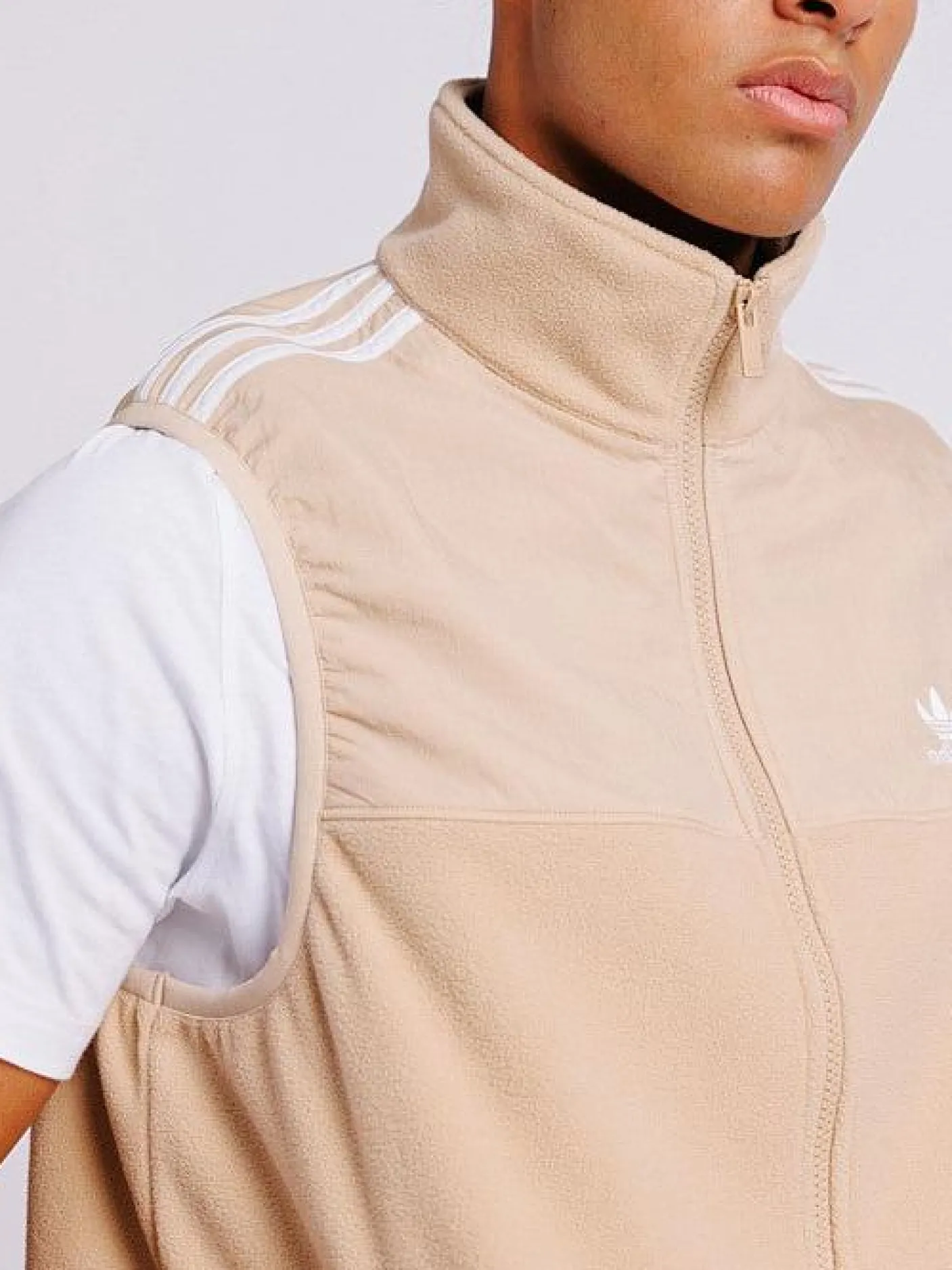 adidas Originals Jackets & Vests-Fleece Vest Mens