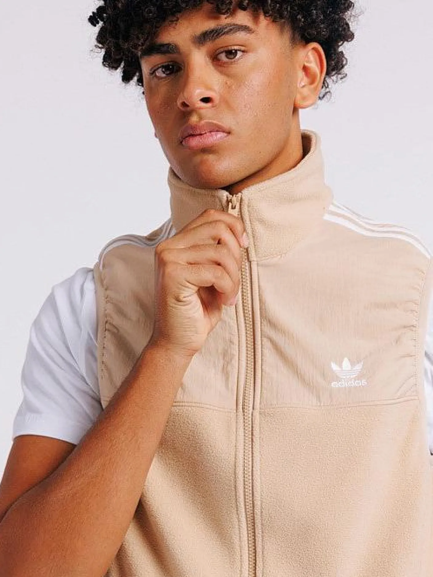adidas Originals Jackets & Vests-Fleece Vest Mens