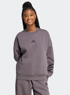 Women adidas Sportswear Hoodies & Crews-Future Icons 3-Stripes Sweatshirt