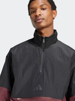 adidas Sportswear Jackets & Vests-Future Icons 3-Stripes Woven Half-Zip Sweatshirt