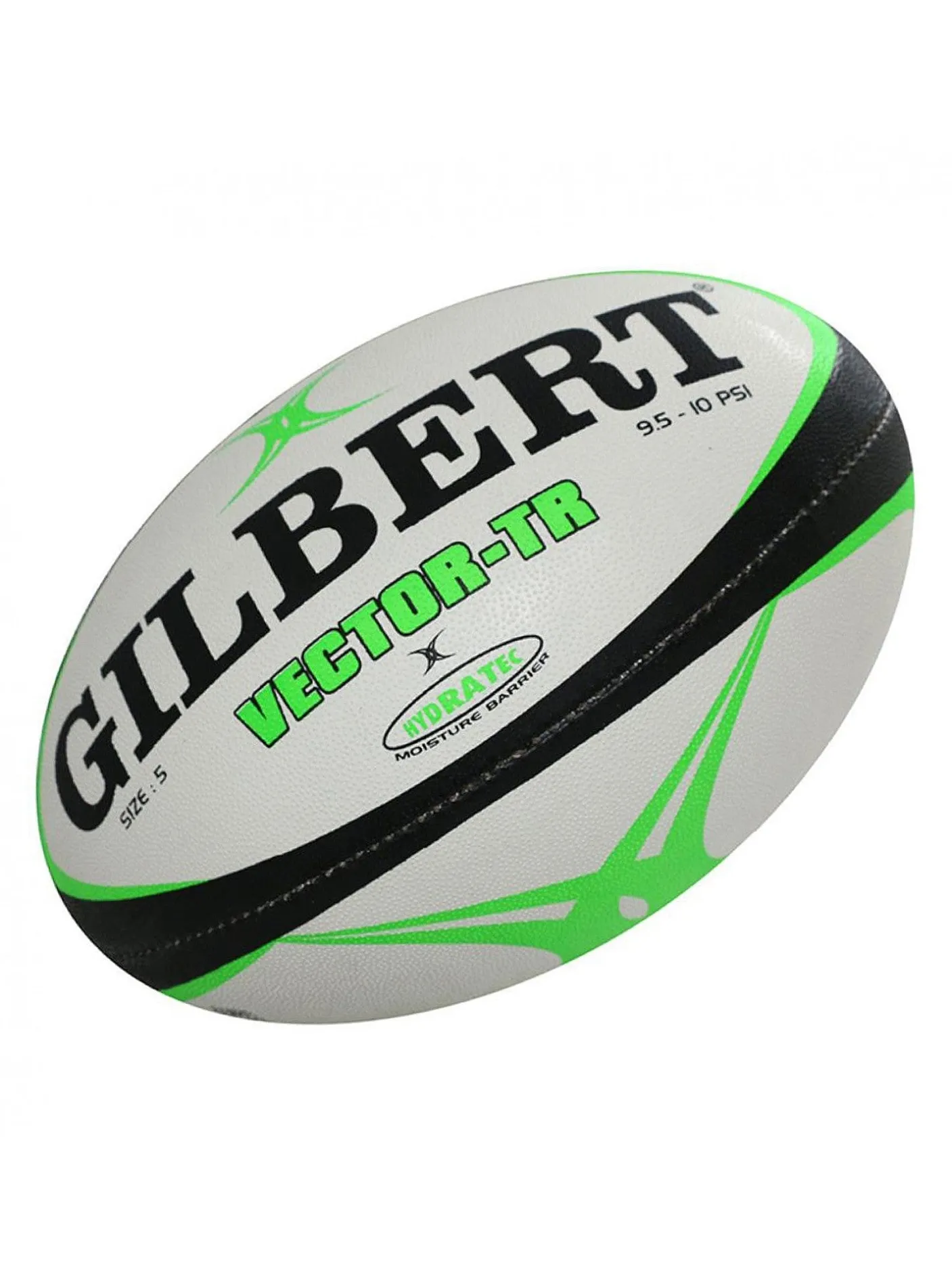 Gilbert Rugby Balls-Vector Rugby Ball - Black 5