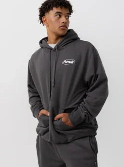 Pursuit of Happiness Hoodies & Crews-Happiness Heavyweight Pullover In Charcoal