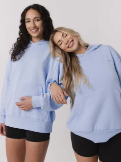 Women Taylor Sport Hoodies & Crews-Heritage Hoodie in Bluebell