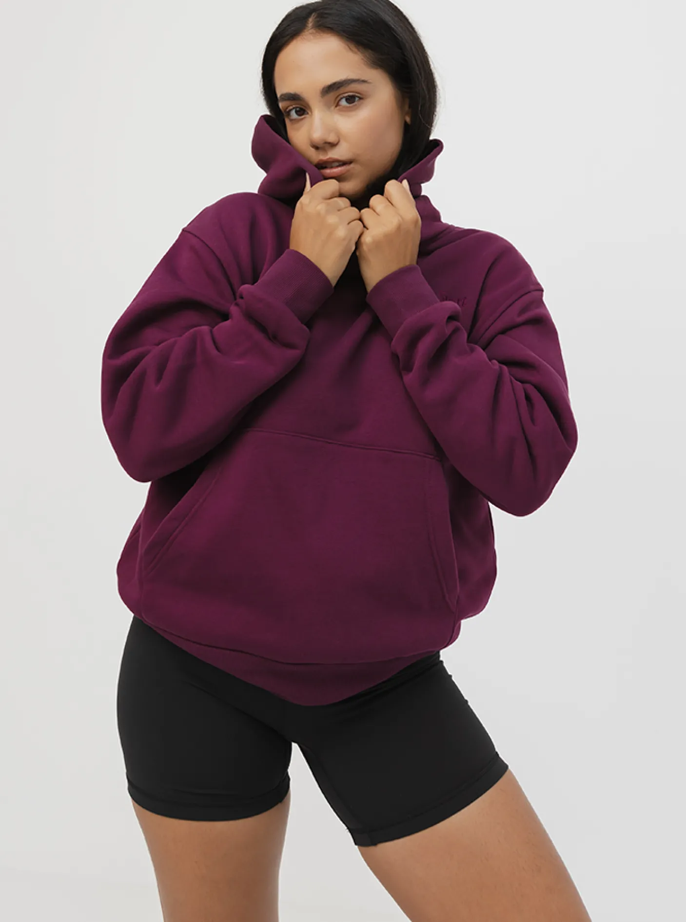 Women Taylor Sport Hoodies & Crews-Heritage Hoodie In Mulberry