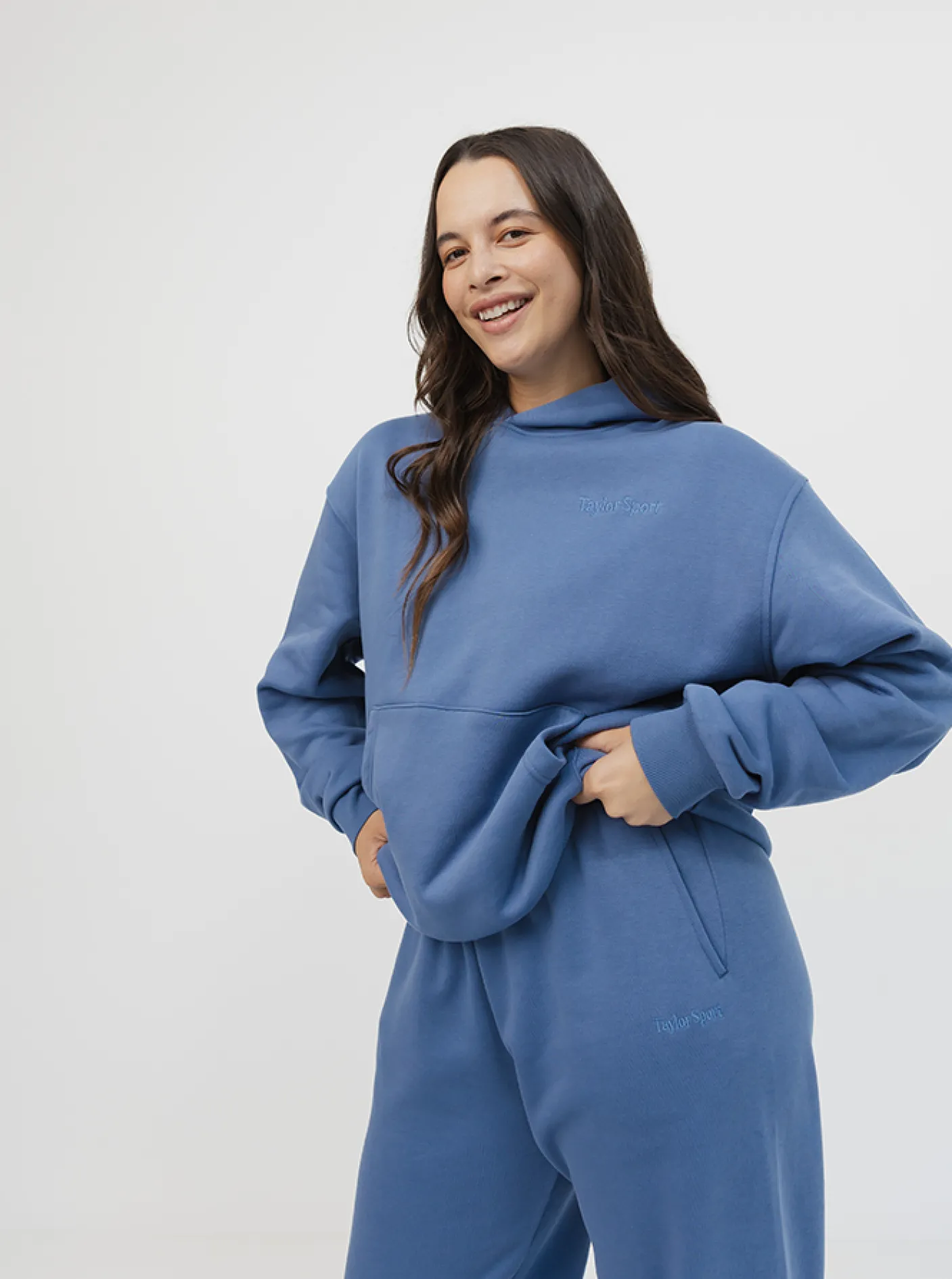 Women Taylor Sport Hoodies & Crews-Heritage Hoodie In River