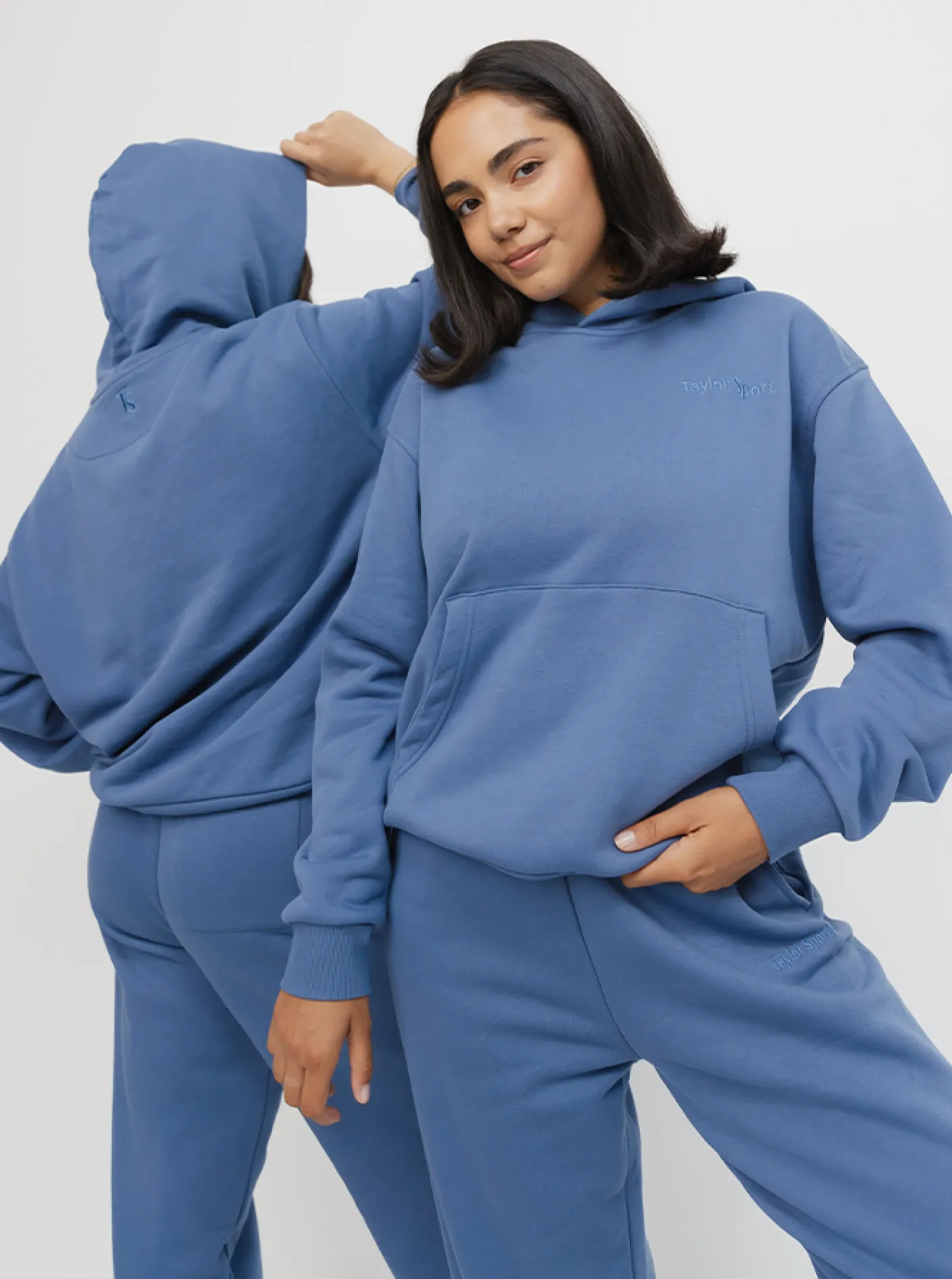 Women Taylor Sport Hoodies & Crews-Heritage Hoodie In River
