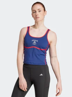Women adidas Performance-Heritage Tank Top with Integrated Low-Support Bra