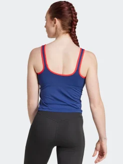 Women adidas Performance-Heritage Tank Top with Integrated Low-Support Bra
