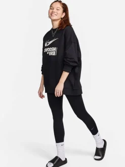 Women Nike Performance|Tights-High-Waisted Full-Length Leggings
