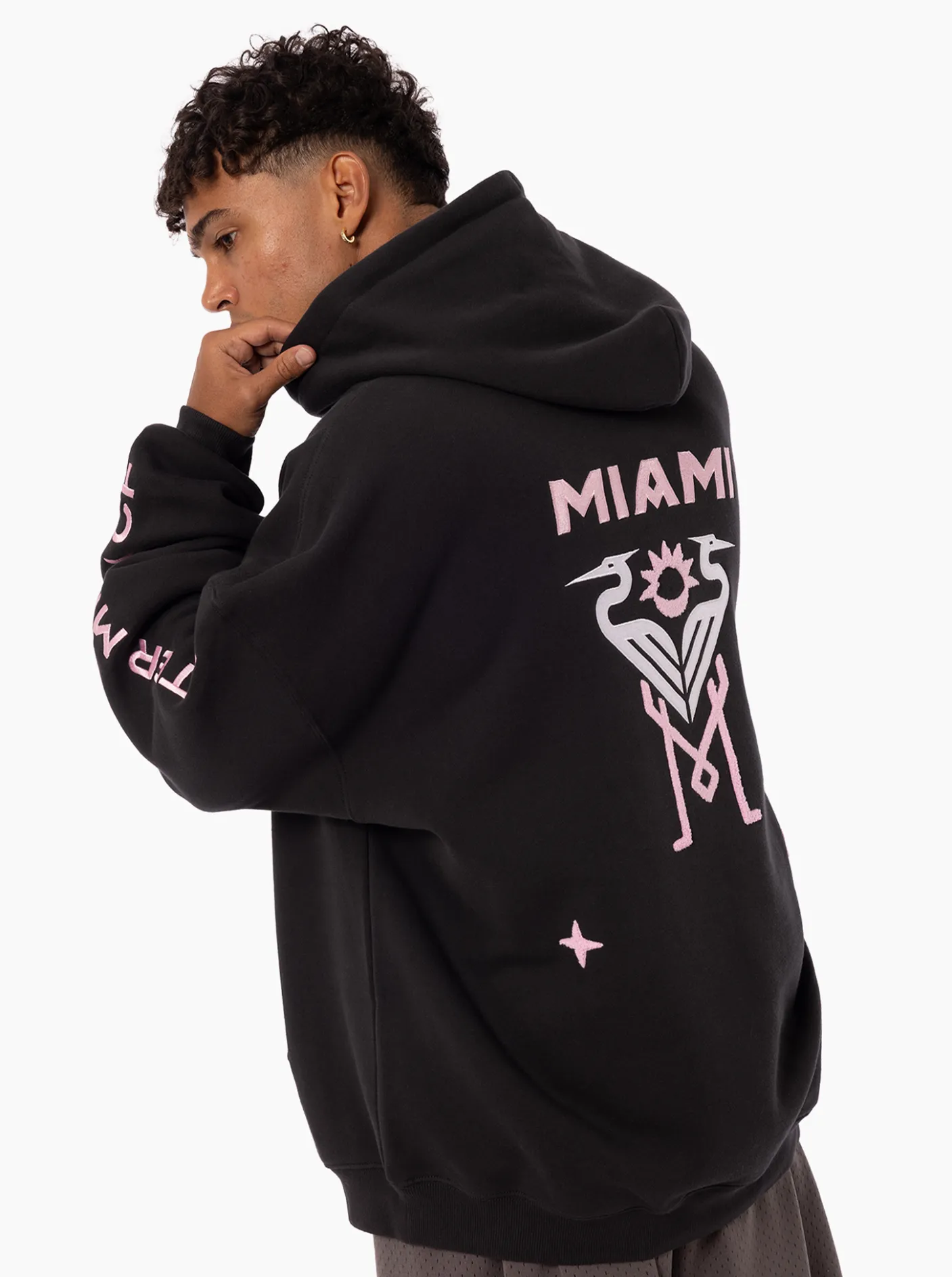 Mitchell & Ness Hoodies & Crews-Inter Miami CF Angles Hoodie