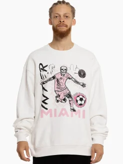 Mitchell & Ness Hoodies & Crews-Inter Miami Flame Crew